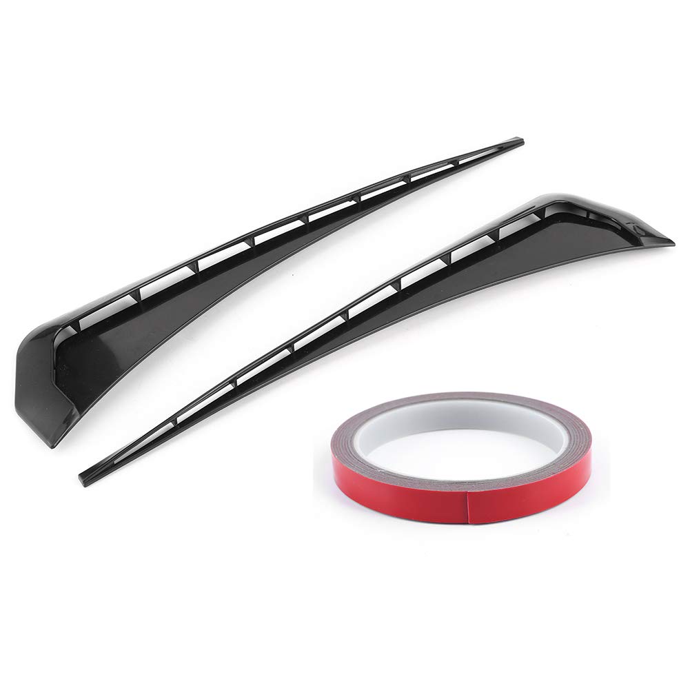 Auto Luftauslass Fender 2 Stück Fender Vent Air Wing Cover Trim Universal Auto Fender Vent Cover Aufkleber Zierstreifen Auto Fender Side Vents für Civic Auto Luftauslass Fender 2 Stück Fender Vent Air Wing Cover Trim Universal Auto Fender Vent Cover Aufkleber Zierstreifen Auto Fender Side Vents für Civic von Akozon