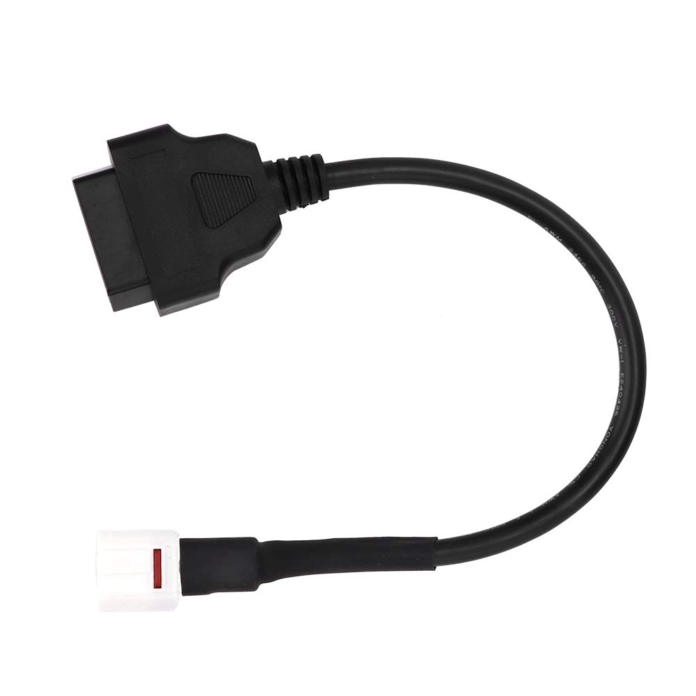 Diagnosekabel | 4-poliges 2-Fehlercode-Lesegerät Motorrad-Scanner-Diagnosekabel Passend für Diagnosekabel | 4-poliges 2-Fehlercode-Lesegerät Motorrad-Scanner-Diagnosekabel Passend für von Akozon