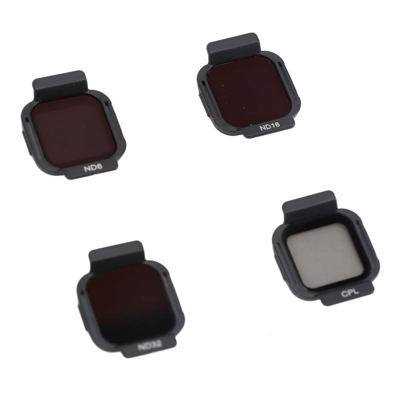 Drohnenfilter Set CPL ND8 ND16 ND32 Filter Aluminiumlegierglas Doppelseitiges Mehrseitiges Multischicht für Flip -Drohne von Akozon