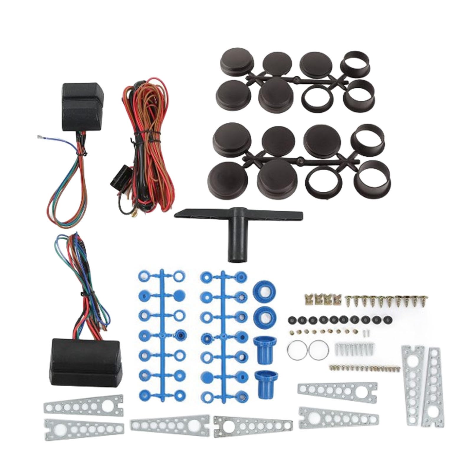 Elektrische Fensterheber für Kraftfahrzeuge, Umrüstsatz für Elektrische Fensterheberschalter und für Universal Fit 2 Door Pickup Truck Van SUV Elektrische Fensterheber für Kraftfahrzeuge, Umrüstsatz für Elektrische Fensterheberschalter und für Universal Fit 2 Door Pickup Truck Van SUV von Akozon