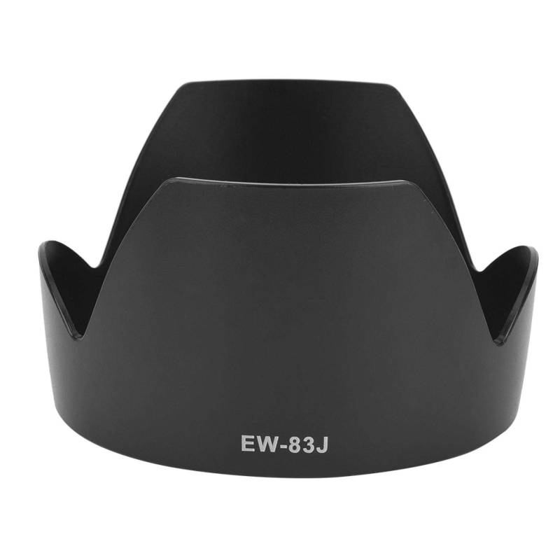Ew-83J Lens Hood, Kameraobjektivhaube EW-83J ABS für für EF-S 17-55 mm 1: 2,8 is USM von Akozon