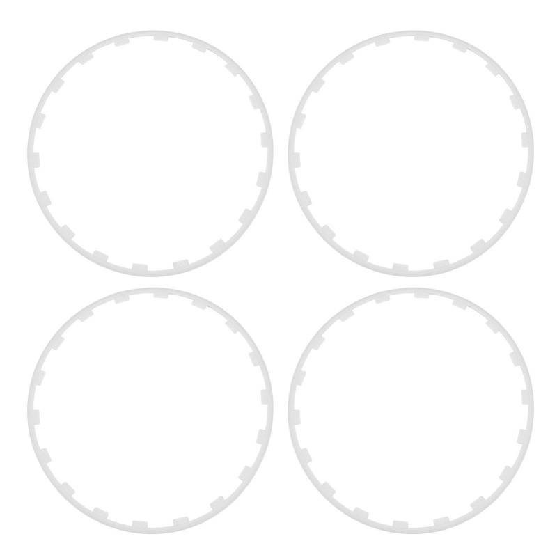 Felgenschutzring, Kratzfester Universal-Radkantenschutzring Als Ersatz fürModel 3 – Verbessern Sie den Stil und Schützen Sie Ihre (White) von Akozon