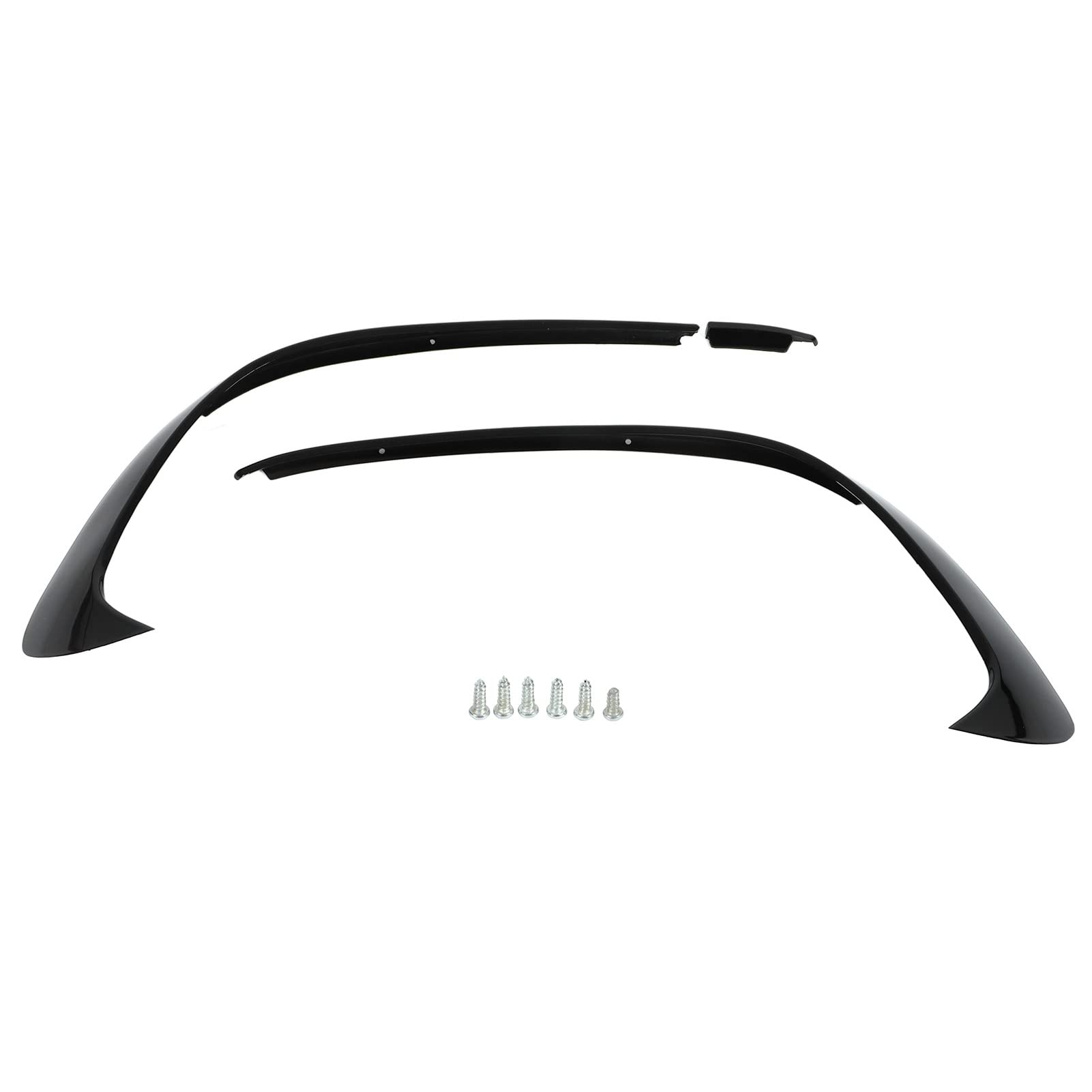 Frontspoiler, 3-teiliger Ersatz für Vordere Stoßfänger-Spoiler-Splitter-Verkleidung in Glänzendem Schwarz für die A-Klasse W176 AMG-Line A45 2015-2018 Frontspoiler, 3-teiliger Ersatz für Vordere Stoßfänger-Spoiler-Splitter-Verkleidung in Glänzendem Schwarz für die A-Klasse W176 AMG-Line A45 2015-2018 von Akozon