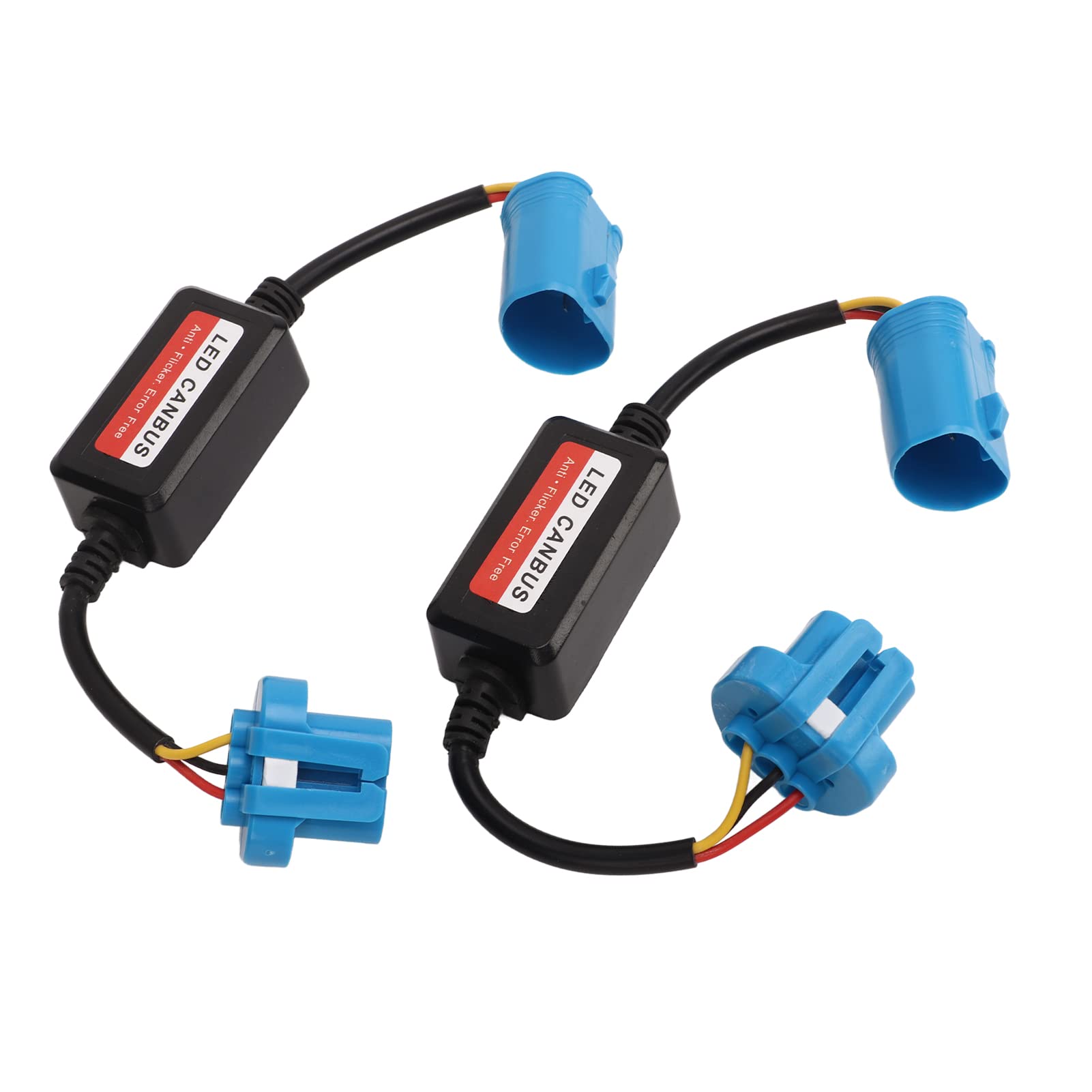 LED-Lastwiderstände, 2 Stück Scheinwerfer-Decoder 9007 HB5 Stecker 12 V DC Fehler Anti-Flicker-Widerstandsunterdrückung für oder Nebelscheinwerfer LED-Lastwiderstände, 2 Stück Scheinwerfer-Decoder 9007 HB5 Stecker 12 V DC Fehler Anti-Flicker-Widerstandsunterdrückung für oder Nebelscheinwerfer von Akozon
