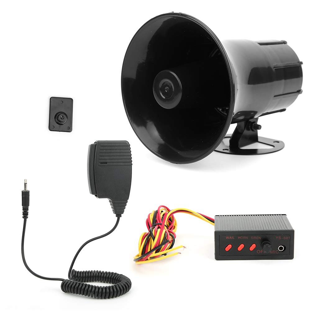 Akozon Laut lauter Auto Warnalarm, Universelle Auto Alarm Hupen Sirene 3-Ton-Sound 115dB 50W ABS Material, Universelle Passform für PKW Akozon Laut lauter Auto Warnalarm, Universelle Auto Alarm Hupen Sirene 3-Ton-Sound 115dB 50W ABS Material, Universelle Passform für PKW von Akozon