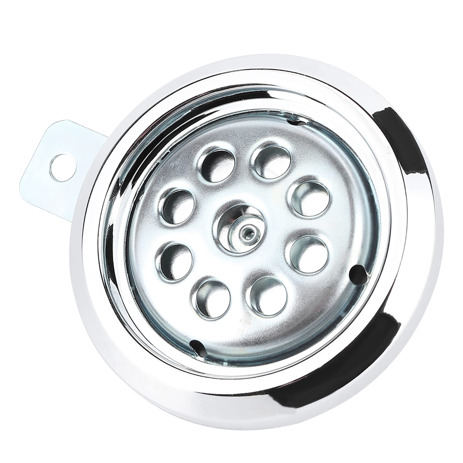 Motorradhupe Chrom, Universelle Motorradhupe Wasserdicht 105dB Laut 12V One 12V 85mm W Honeycomb Chrome Cover Auto Kit 110dB Motorradhupe Chrom, Universelle Motorradhupe Wasserdicht 105dB Laut 12V One 12V 85mm W Honeycomb Chrome Cover Auto Kit 110dB von Akozon