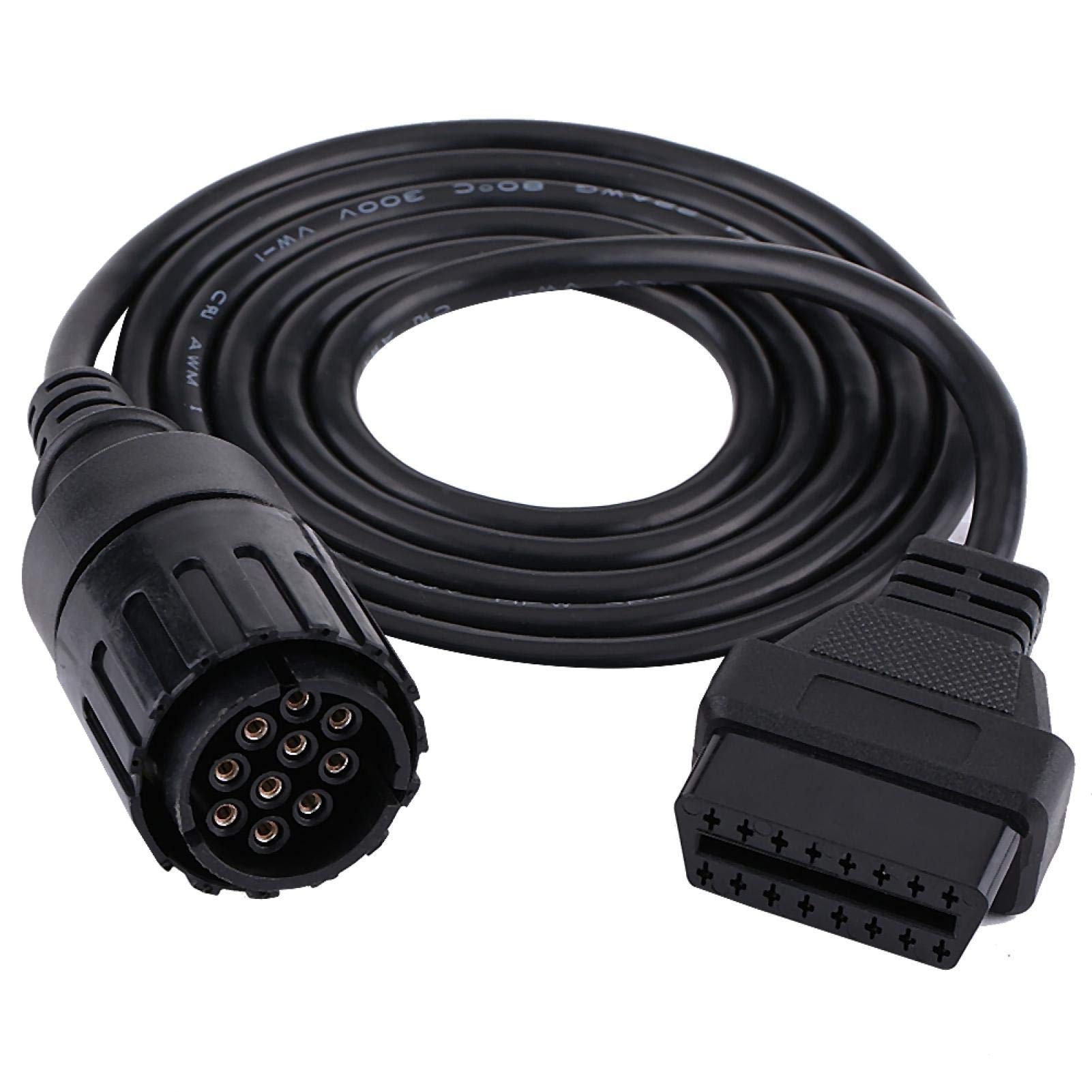 OBD2 Adapterkabel, 10 Pin auf 16 Pin OBD2 Adapter Stecker Universal Adapter Diagnosekabel passend für ICOM‑D Motorrad Motorrad OBD2 Adapterkabel, 10 Pin auf 16 Pin OBD2 Adapter Stecker Universal Adapter Diagnosekabel passend für ICOM‑D Motorrad Motorrad von Akozon