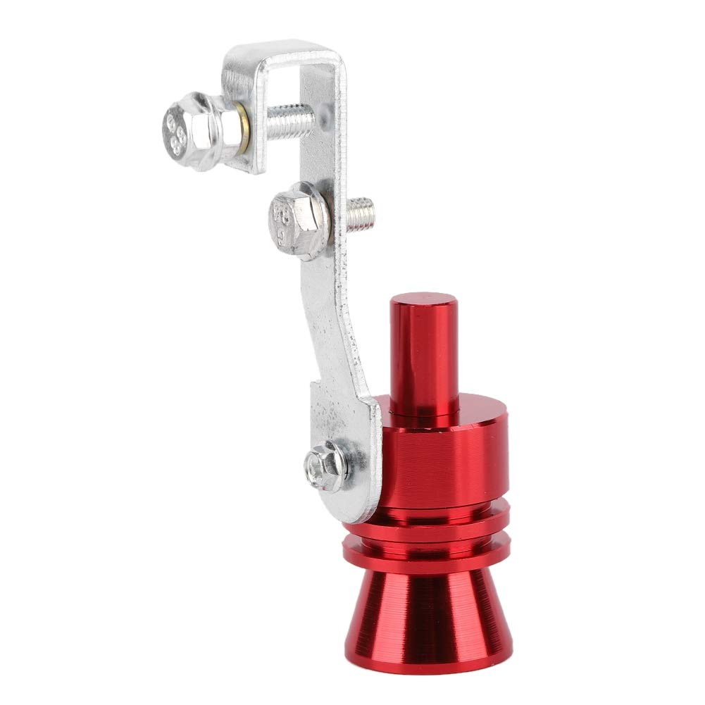 Pfeifen Für Auspuff, Turbo Sound Auspuff Pfeife Auto Brüllen Hersteller Turbo Sound Whistle Schalldämpfer Aluminiumlegierung Universal Rot für Accord Acura von Akozon