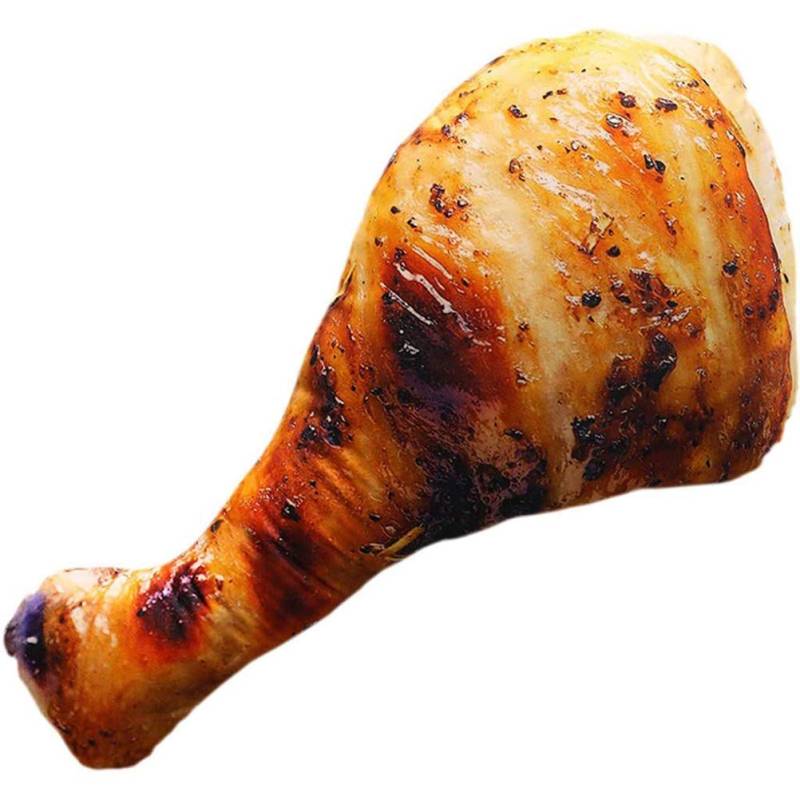 Simulation Food Pillow, 20cm Simulation Food Chicken Leg Plüschtier Chicken Wing Drumstick Fried Pillow Cushion Soft Pillow (1#) von Akozon