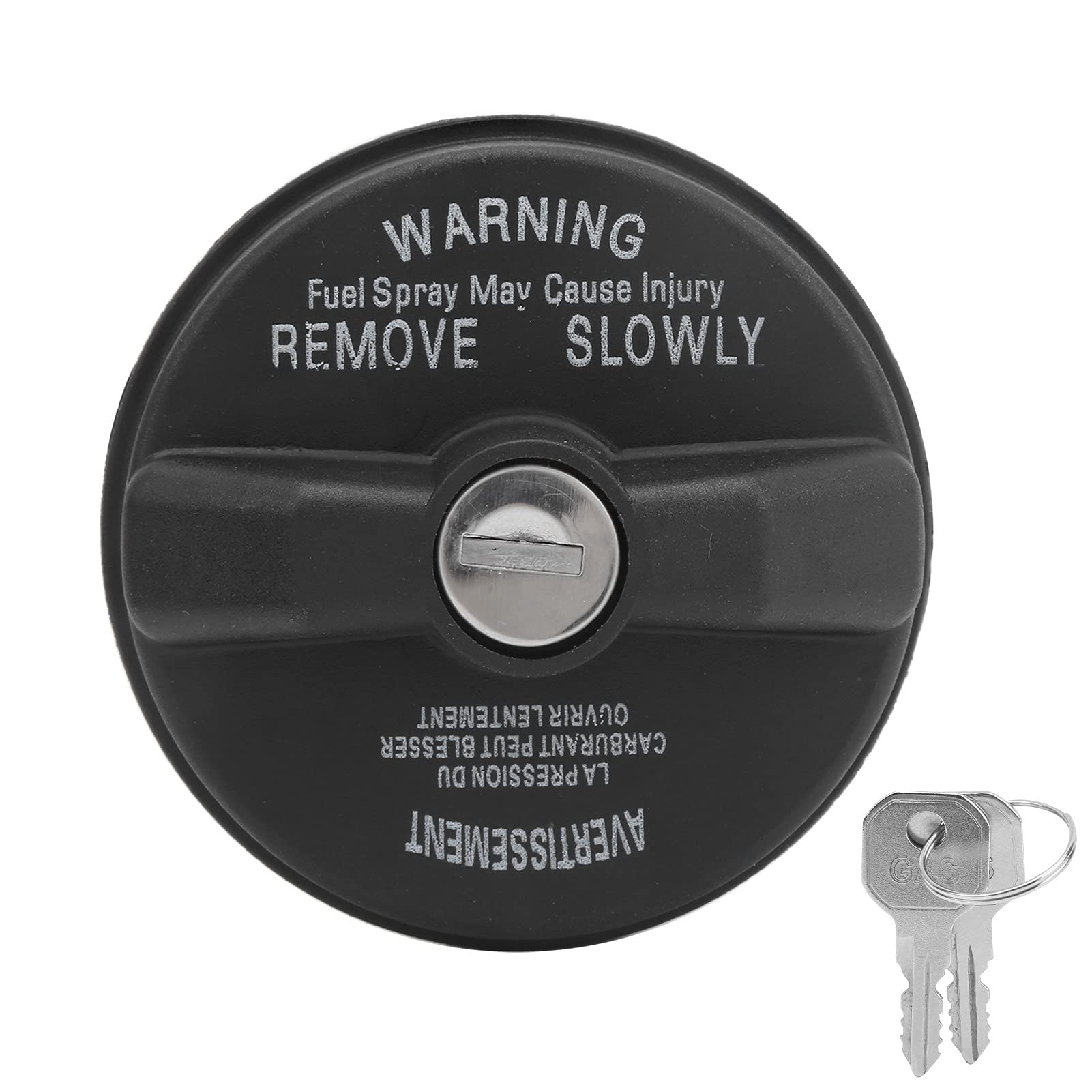 Sperrgas, Verschlussdeckel für Benzintankdeckel mit Schlüsseln 05278655AB Zubehörteil Passend für Wrangler/Cherokee/Liberty/Grand Cherokee Sperrgas, Verschlussdeckel für Benzintankdeckel mit Schlüsseln 05278655AB Zubehörteil Passend für Wrangler/Cherokee/Liberty/Grand Cherokee von Akozon