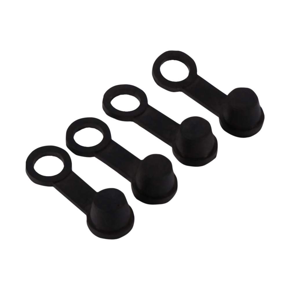 Staubschutzkappe Bremssattel Verschlusskappe Für Bremsentlüftungs-Ventil Motorbremsentlüftungsnippelabdeckung, 8 Mm 4X Schwarze Gummibremsentlüftungsnippel-Fettkappe Staubschutz Für Autos Und Mot Staubschutzkappe Bremssattel Verschlusskappe Für Bremsentlüftungs-Ventil Motorbremsentlüftungsnippelabdeckung, 8 Mm 4X Schwarze Gummibremsentlüftungsnippel-Fettkappe Staubschutz Für Autos Und Mot von Akozon