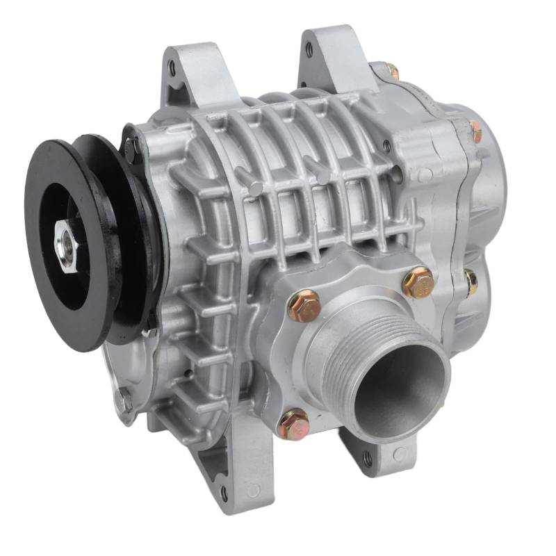 Supercharger-Kompressor, Kompressor Amr300 Kompressor-Gebläse-Booster mit V-Riemenscheibe Aluminium + Eisen Für Autos Schneemobile ATV 0.5‑1.3l von Akozon