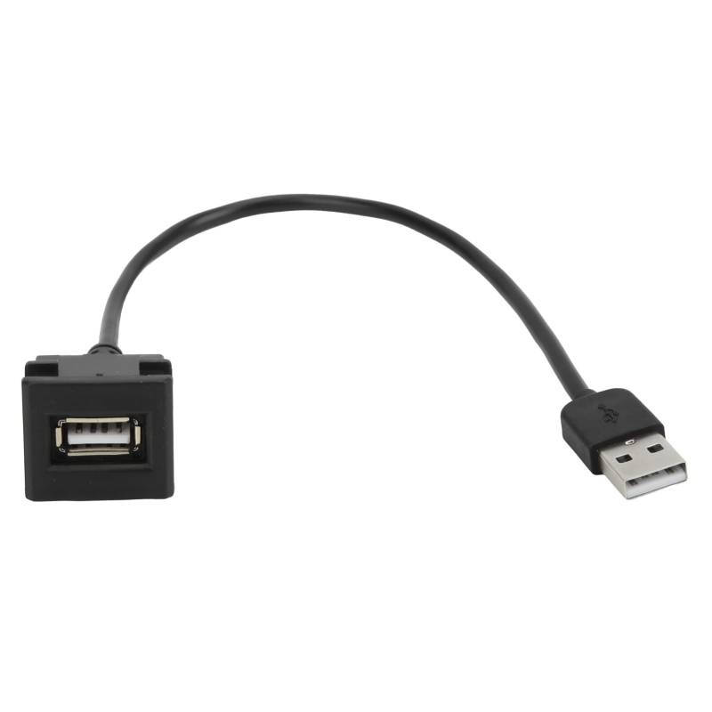 USB-Steckdosenverlängerung für Autokabel Männlich zu Weiblich USB-Buchsenkabel Mehrfachschutz 12-30-V-Eingang Ersatz für Camry Prius von Akozon