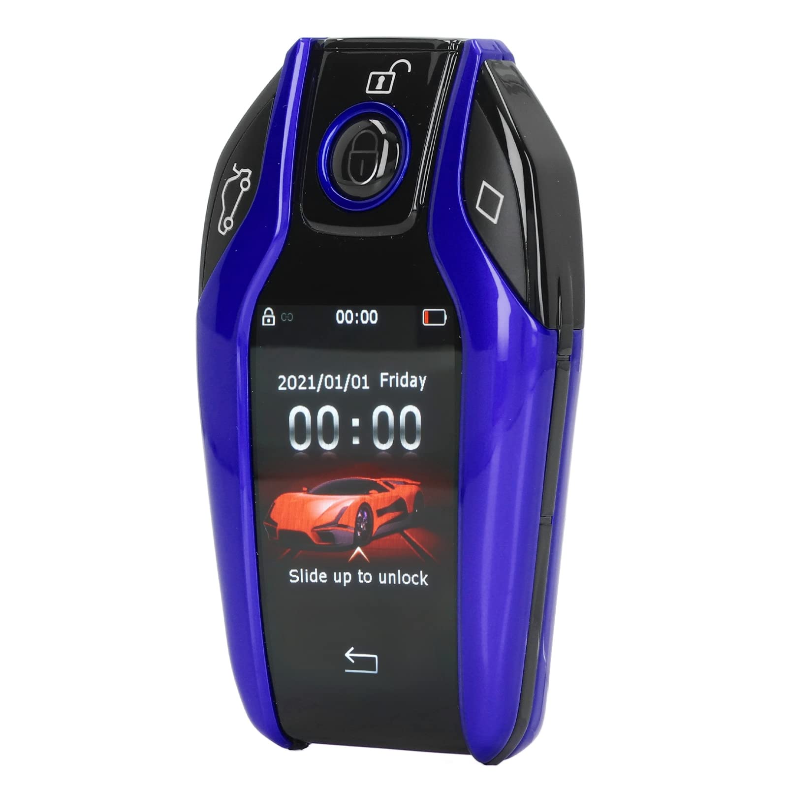 Universal TK800+ LCD-Touchscreen-Smart-Key-Fernbedienung, Schlüsselloser Zugang für Alle Start-Stopp-Motortastenmodelle (BLUE) von Akozon