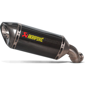 Slip-on Line Auspuffsystem mit EG-BE Titan, Carbon, Edelstahl Akrapovic von Akrapovic