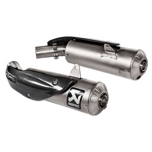 Slip-on Line Auspuffsystem mit EG-BE Titan, Carbon, Edelstahl Akrapovic von Akrapovic