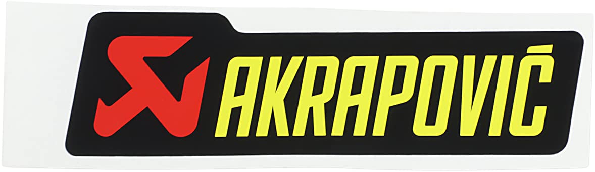Akrapovic Schwarz/Gelb/Rot Aufkleber (P-HST2AL) Akrapovic Schwarz/Gelb/Rot Aufkleber (P-HST2AL) von Akrapovic