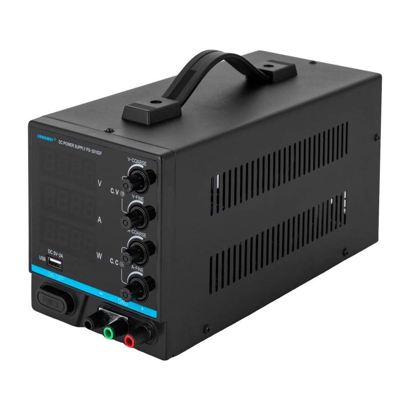 300W Einstellbares DC-Netzgerät Spannungsregler 0-30V/ 0-10A, Regelbar Labornetzteil Schaltnetzteil mit 4-Stellige LED-Anzeige für Laborunterricht Elektronikreparatur Heimwerken von Akuoyiexemye