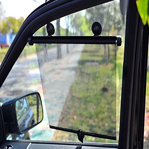 Alamor 2 Stücke Auto Seitenfenster Sonnenschutz Vorhang Rollo Screen Protector Visier von Alamor