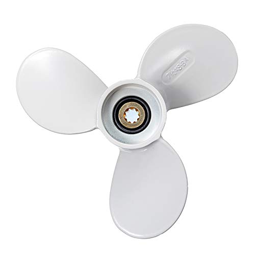 Alamor 7 1/2 x 8-BA Aluminium Outboard Propeller für Yamaha 4-6HP 6E0-45941-01-00 von Alamor