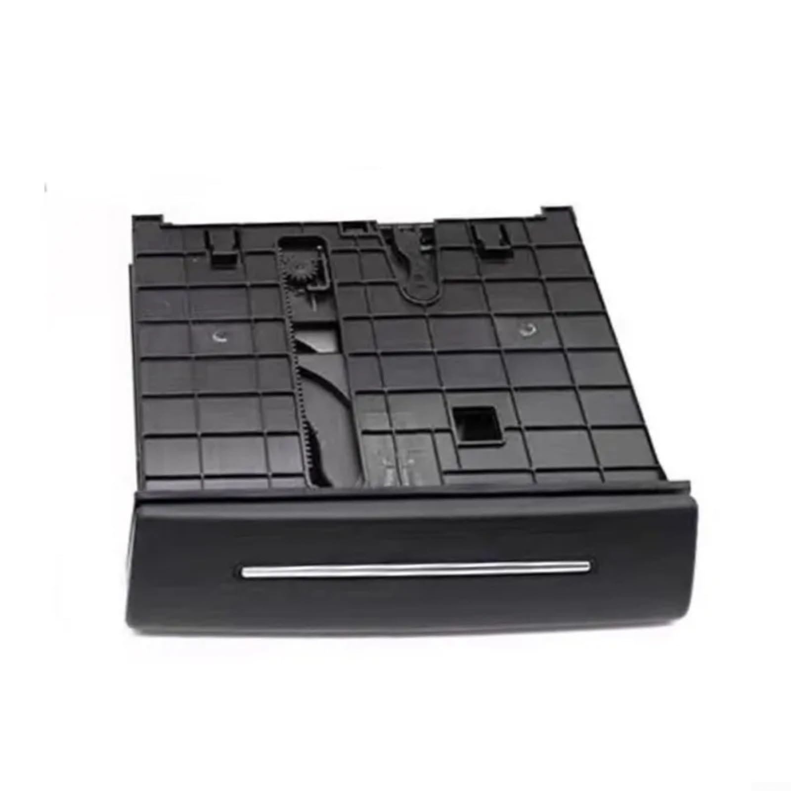 Alanmoship Hintere Armlehne Box Getränkehalter L4GD885995CA5 Kompatibel mit A6L C7 2012–2018 Schwarz Grau Beige Braun ABS Material Auto Innenraum Zubehör (Schwarz) von Alanmoship