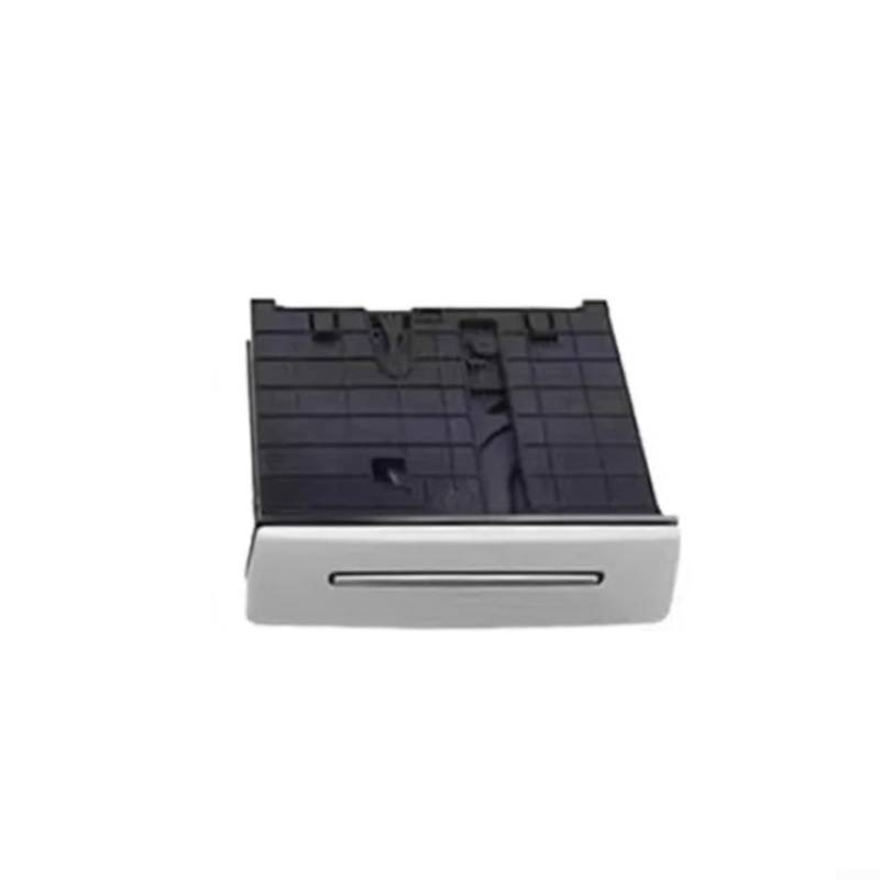 Alanmoship Hintere Armlehne Box Getränkehalter L4GD885995CA5 kompatibel mit A6L C7 2012–2018, Schwarz, Grau, Beige, Braun, ABS-Material, Auto-Innenzubehör (grau) von Alanmoship