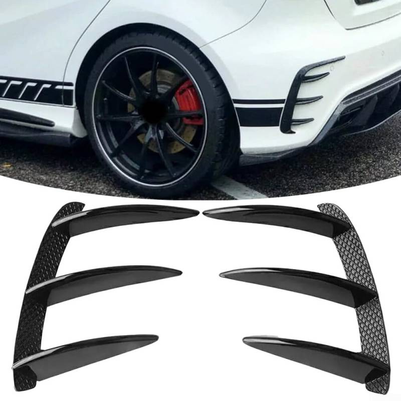 Premium Heckstoßstange Splitter Canard für Mercedes W176 A200 A250 A260 A45 von Alanmoship