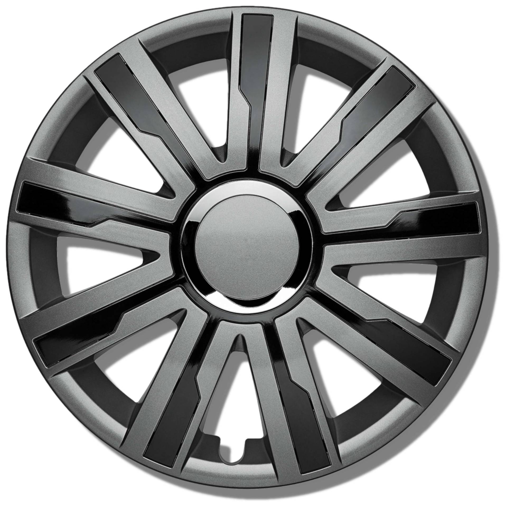Albrecht 15 Zoll Radkappen schwarz/grau für Stahlfelgen - Mirage Radzierblenden aus hochwertigem Kunststoff - Langlebige Radblenden in originaler Albrecht Verpackung - Made in EU Albrecht 15 Zoll Radkappen schwarz/grau für Stahlfelgen - Mirage Radzierblenden aus hochwertigem Kunststoff - Langlebige Radblenden in originaler Albrecht Verpackung - Made in EU von Albrecht Auto-Zubehör