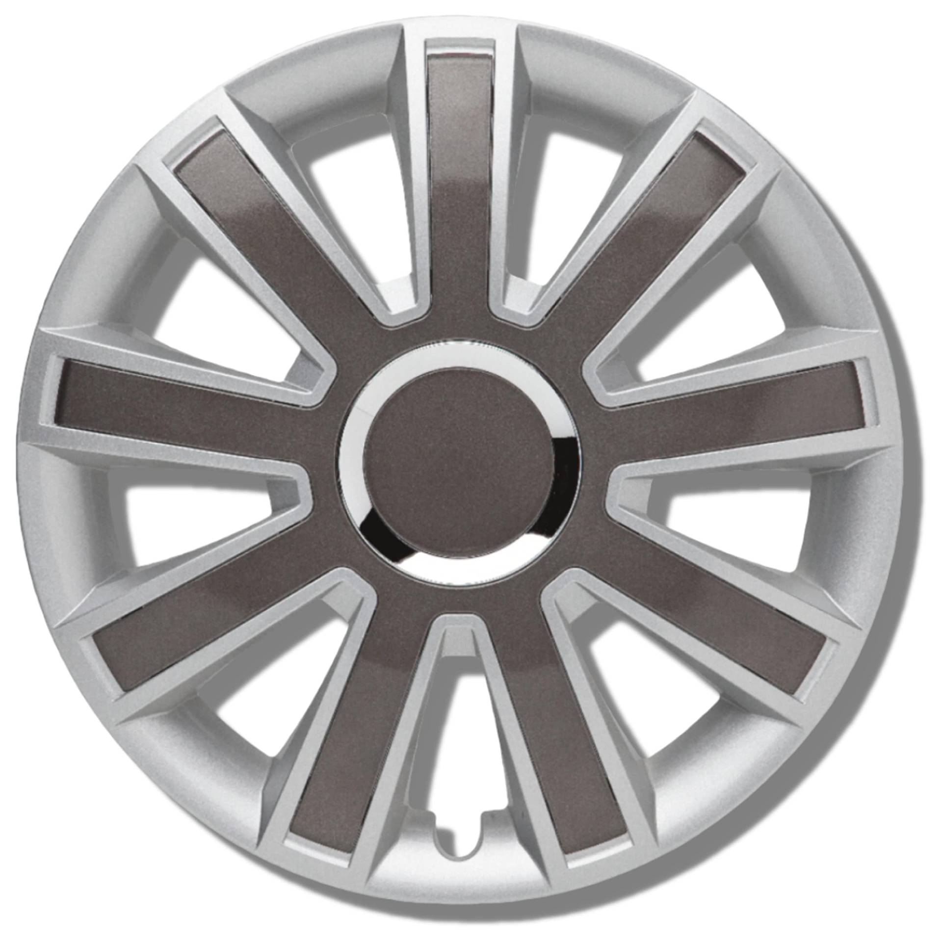 Albrecht 15 Zoll Radkappen silber/grau für Stahlfelgen - Flash Radzierblenden aus hochwertigem Kunststoff - Langlebige Radblenden in originaler Albrecht Verpackung - Made in EU Albrecht 15 Zoll Radkappen silber/grau für Stahlfelgen - Flash Radzierblenden aus hochwertigem Kunststoff - Langlebige Radblenden in originaler Albrecht Verpackung - Made in EU von Albrecht Auto-Zubehör