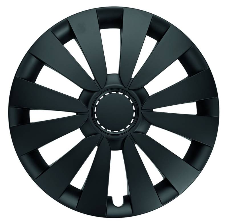 Albrecht automotive 09535 Radzierblende Goal 15 Zoll, 1 Satz, Schwarz von Albrecht Auto-Zubehör
