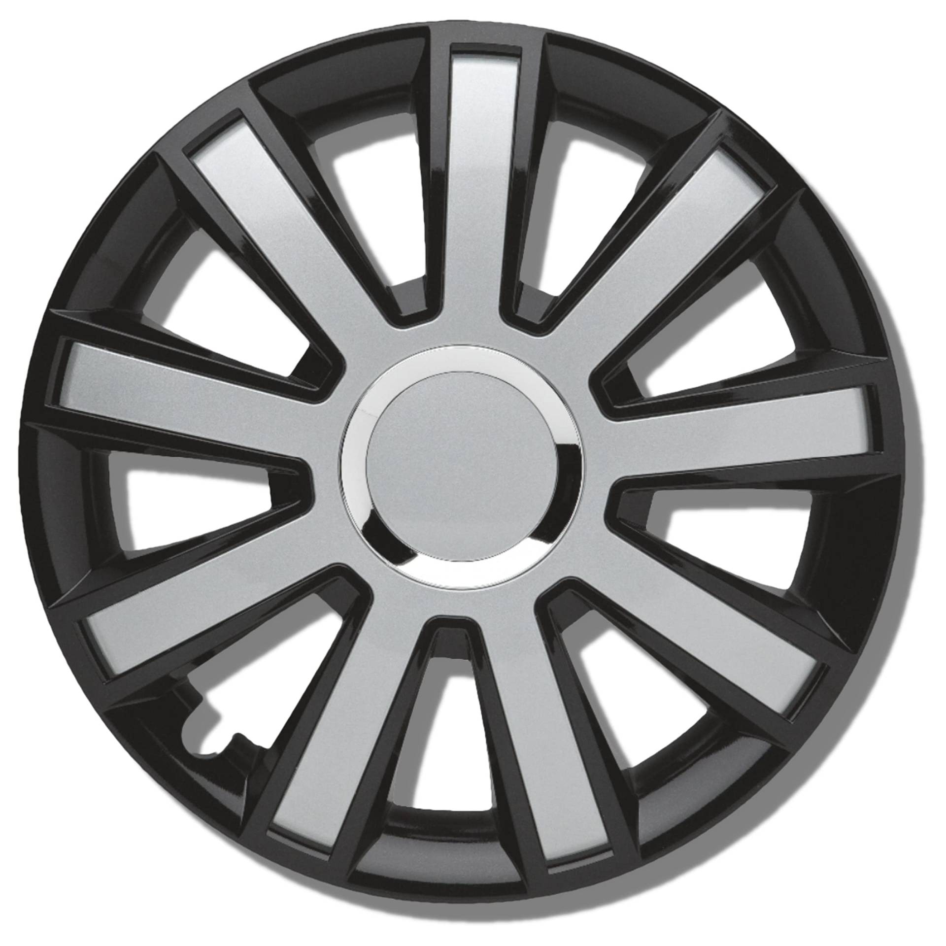 Albrecht 16 Zoll Radkappen schwarz/Silber für Stahlfelgen - Flash Radzierblenden aus hochwertigem Kunststoff - Langlebige Radblenden in originaler Albrecht Verpackung - Made in EU Albrecht 16 Zoll Radkappen schwarz/Silber für Stahlfelgen - Flash Radzierblenden aus hochwertigem Kunststoff - Langlebige Radblenden in originaler Albrecht Verpackung - Made in EU von Albrecht Auto-Zubehör