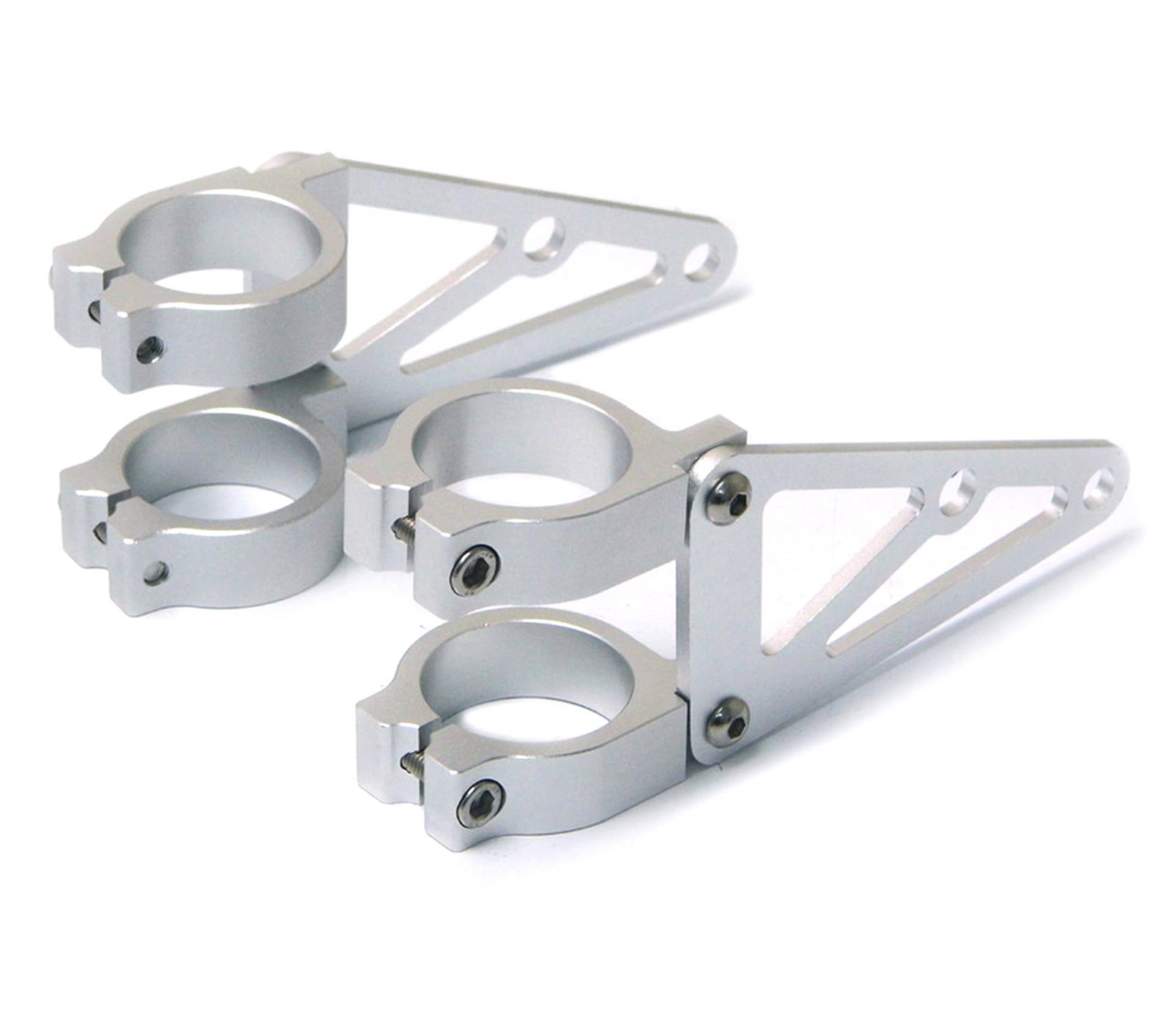 Alchemy Parts Hochwertig 39mm CNC Gebürstetes Aluminium Lenkstangen Halterung Motorrad Scheinwerfer-Halter Alchemy Parts Hochwertig 39mm CNC Gebürstetes Aluminium Lenkstangen Halterung Motorrad Scheinwerfer-Halter von Alchemy Parts