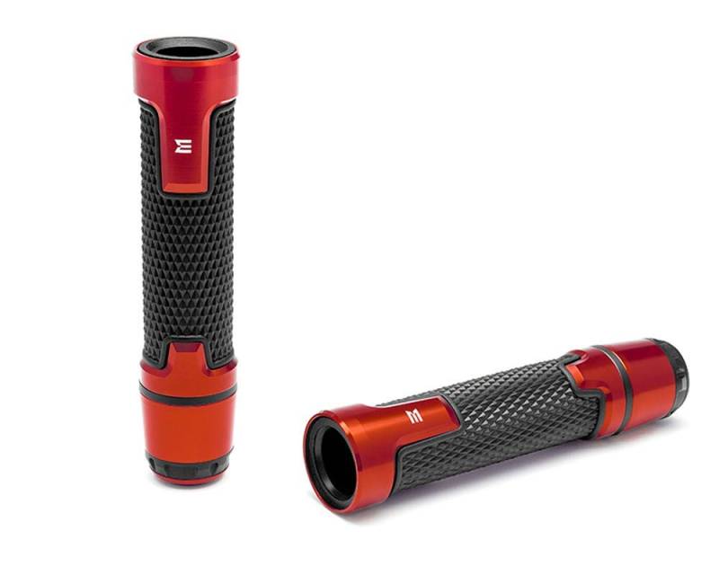 Motorrad Griffe & Stange Enden Für 22mm Stangen - Gebrannte Orange - Eloxiertes Aluminium von Alchemy Parts