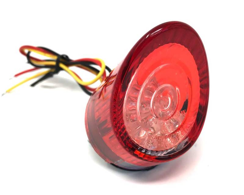 Motorrad LED Stop Rücklicht für Cafe Racer Brat Stil Bikes - Spitz Form von Alchemy Parts