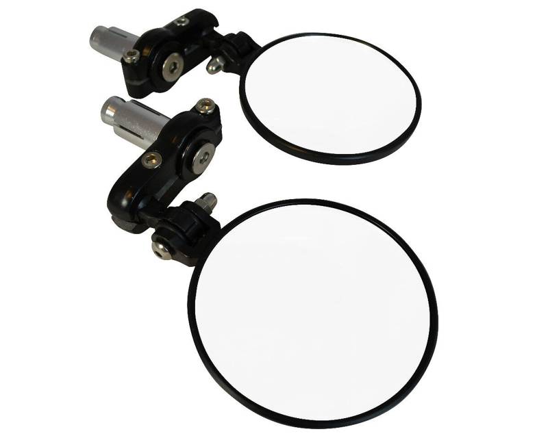 Motorrad Lenkerende Spiegel - Faltbar IN, Klappbarer Für 22mm 7/8" Lenker - Paar von Alchemy Parts