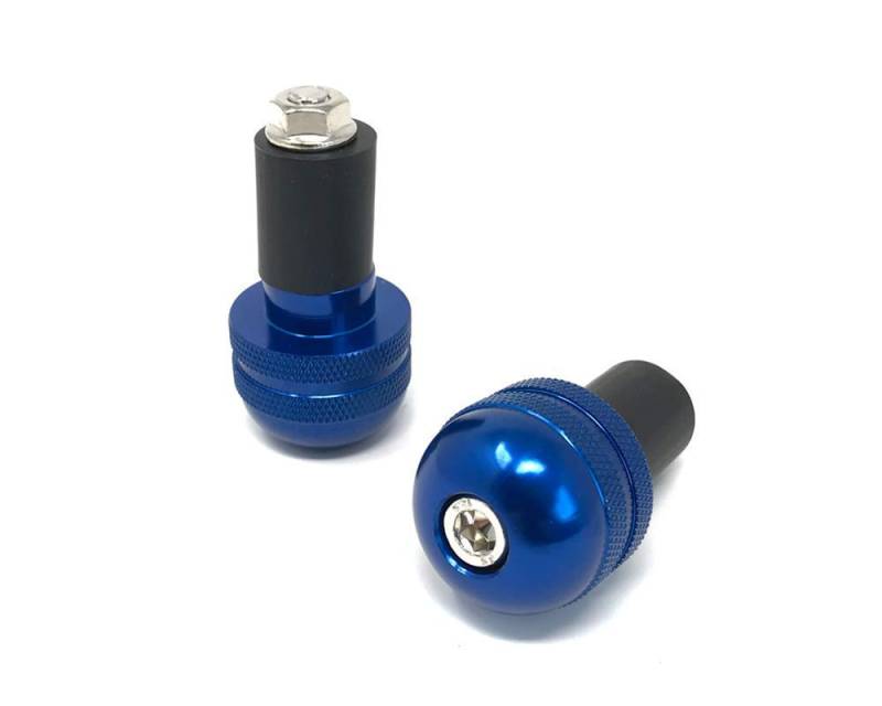 Motorrad Lenkergewichte Eloxiert Für 22mm 7/8" Lenker - Blau von Alchemy Parts