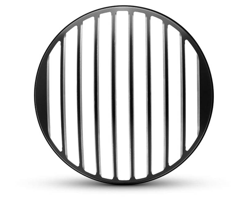 Motorrad Scheinwerfer Abdeckung 7.5" Zoll Schutz Scrambler Projekt Retro - Dünn Grill Design von Alchemy Parts