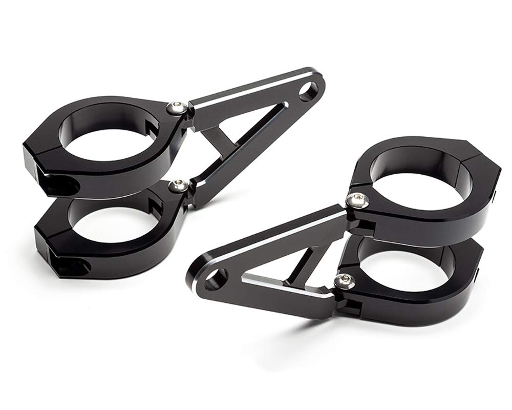 Alchemy Parts Motorrad Scheinwerfer-Halter mit Kurzen Arme für Maßgefertigt Projekt Motorrad - Schwarz, 48-49mm Alchemy Parts Motorrad Scheinwerfer-Halter mit Kurzen Arme für Maßgefertigt Projekt Motorrad - Schwarz, 48-49mm von Alchemy Parts
