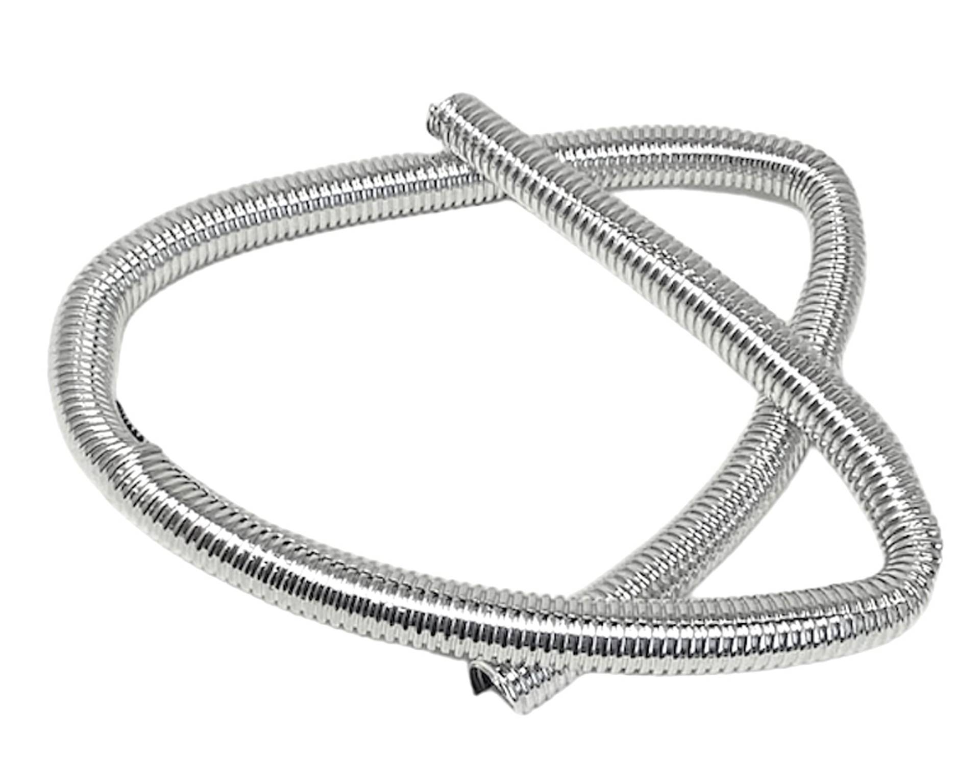 Motorrad-Schutzhülle aus Chrom, spiralförmig, für Kabeldraht, 15 mm x 1 m lang, tiersichere Drahtführung, geteilte Hülse Motorrad-Schutzhülle aus Chrom, spiralförmig, für Kabeldraht, 15 mm x 1 m lang, tiersichere Drahtführung, geteilte Hülse von Alchemy Parts