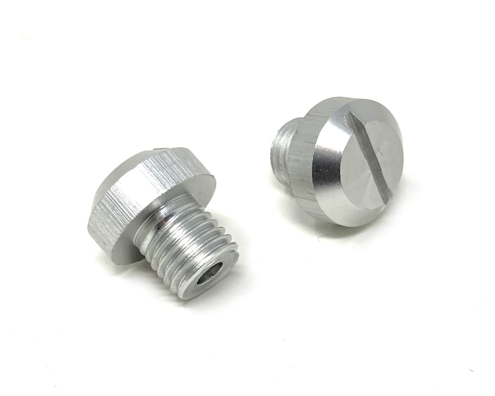 Motorrad Spiegel Blindstopfen Im Uhrzeigersinn M10 Poliertes Aluminium Block Offs X2 Motorrad Spiegel Blindstopfen Im Uhrzeigersinn M10 Poliertes Aluminium Block Offs X2 von Alchemy Parts