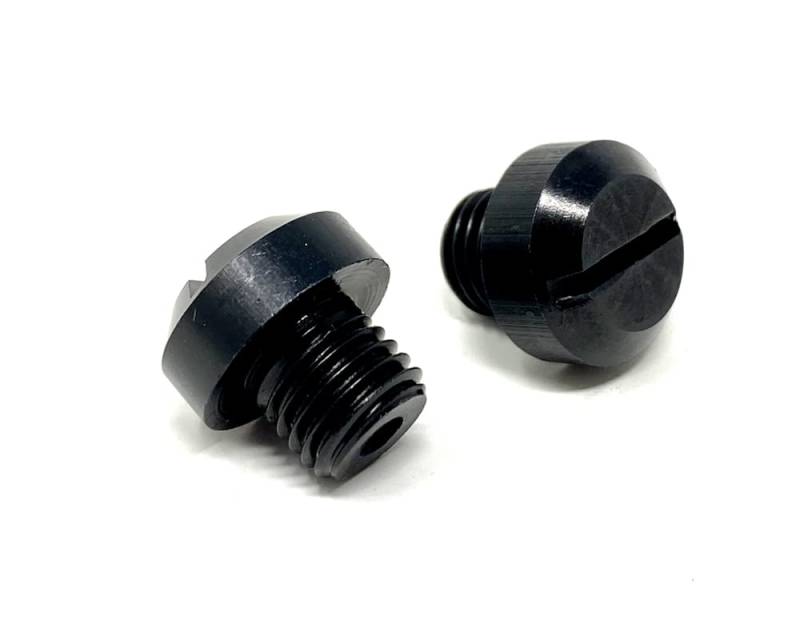 Motorrad Spiegel Blindstopfen M10 Im Uhrzeigersinn Aluminium Block Offs X2 von Alchemy Parts