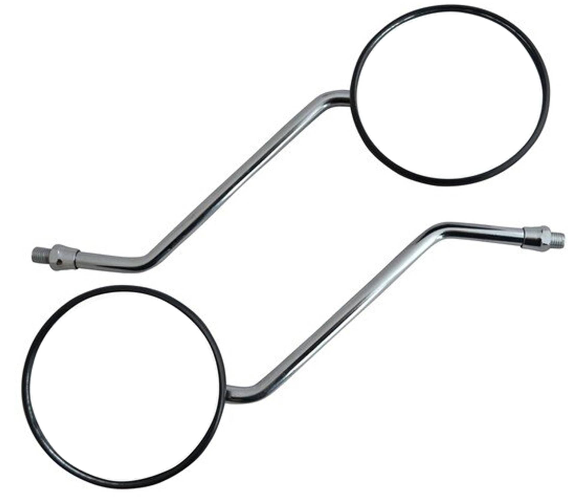 Scooter-Spiegel, Chrom, rund, universelle Passform, 8 mm Rechtsgewinde Scooter-Spiegel, Chrom, rund, universelle Passform, 8 mm Rechtsgewinde von Alchemy Parts