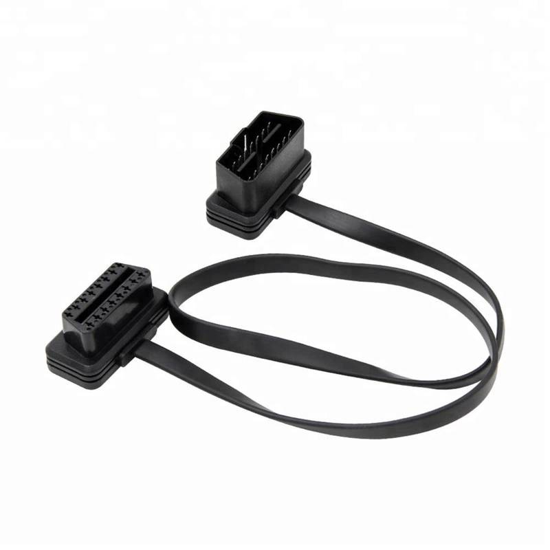 Alchiauto OBD-II OBD2 16Pin Stecker Kabel Stecker 1.5M Compatible OBD von Alchiauto