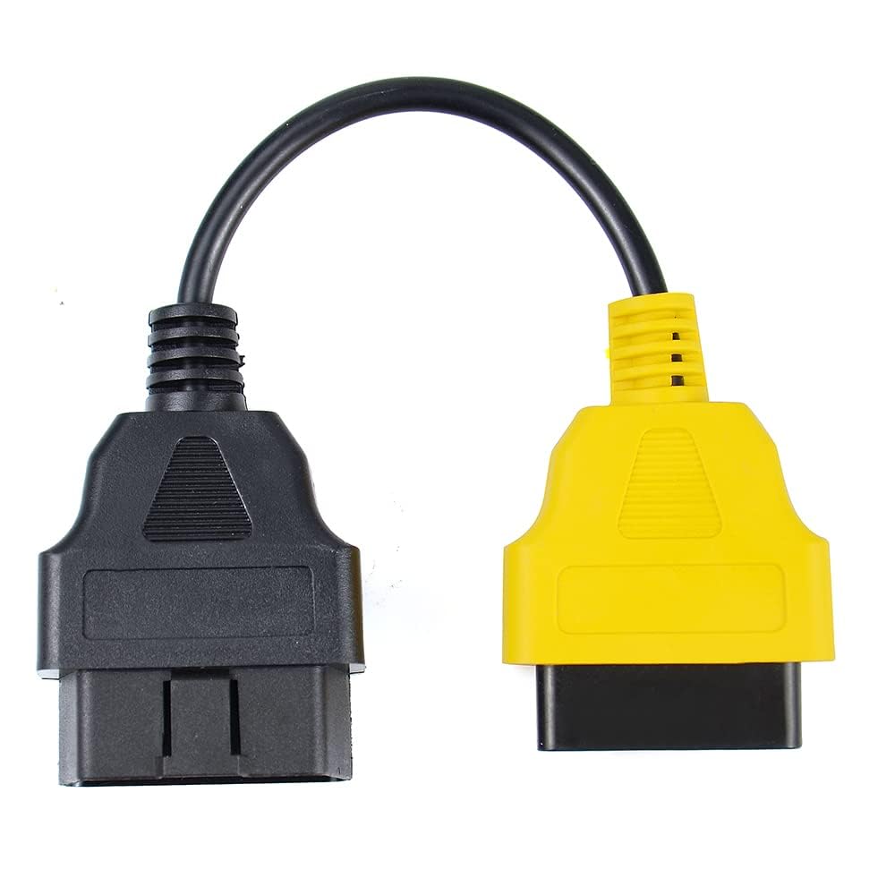 Alchiauto Multi Scan OBD2 ECU Yellow A3 Adapter Diagnosekabel für Fi-at ECUScan Multi Scan von Alchiauto