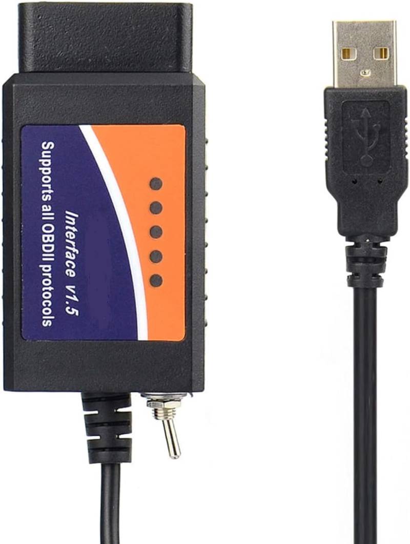 for-Scan obdII Elm327 USB Schalter OBD modifizierte elmconfig mit FTDI Chip HS-CAN Ausgänge MS-CAN OBDII von Alchiauto