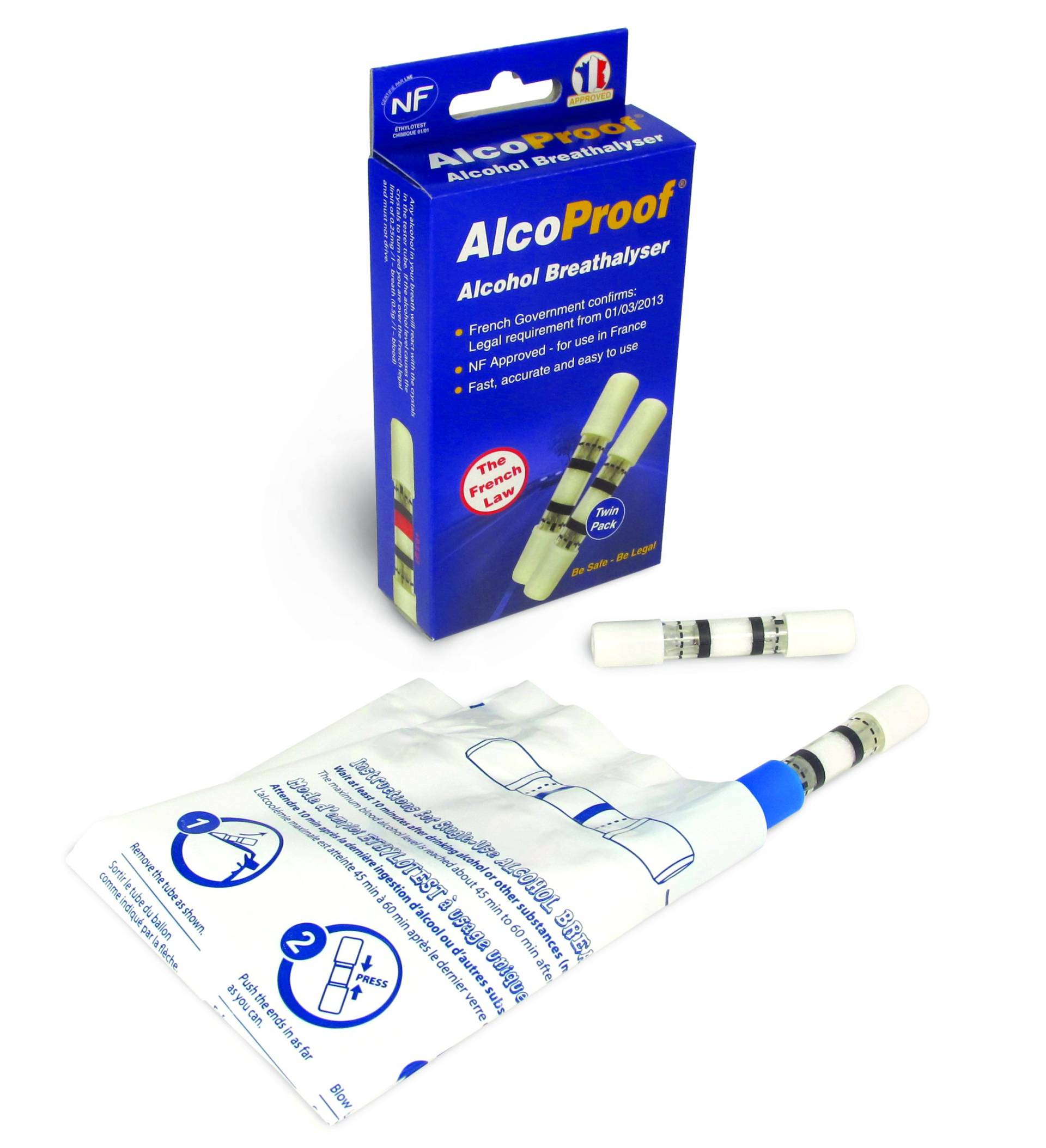AlcoProof [UK-Import] Alcohol Breathalyser von AlcoProof