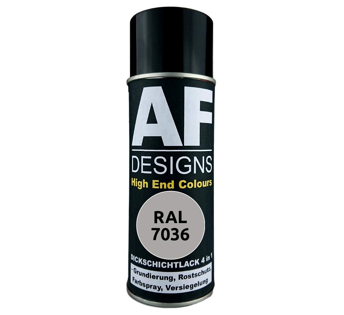 4 in 1 RAL 7036 Platingrau Dickschichtlack Lack Spray Spraydose 4 in 1 RAL 7036 Platingrau Dickschichtlack Lack Spray Spraydose von Alex Flittner Designs