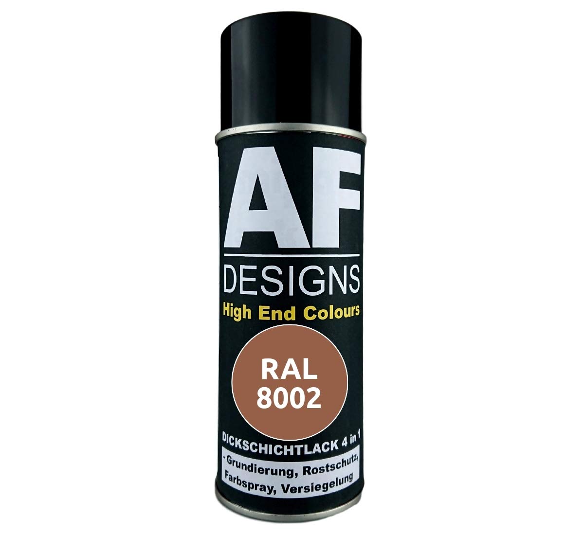 4 in 1 RAL 8002 Signalbraun Dickschichtlack Lack Spray Spraydose von Alex Flittner Designs