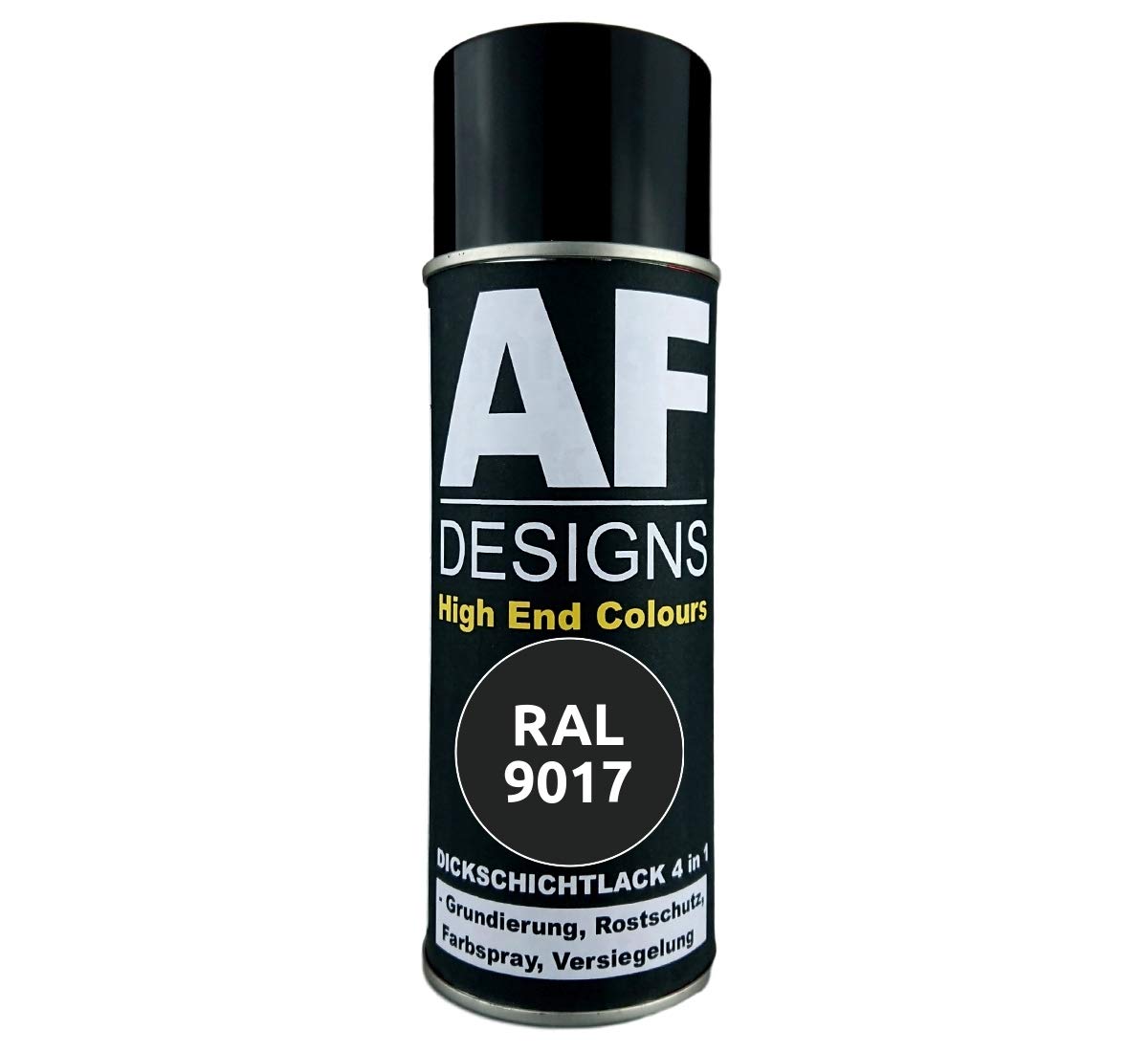 4 in 1 RAL 9017 Verkehrsschwarz Dickschichtlack Lack Spray Spraydose von Alex Flittner Designs