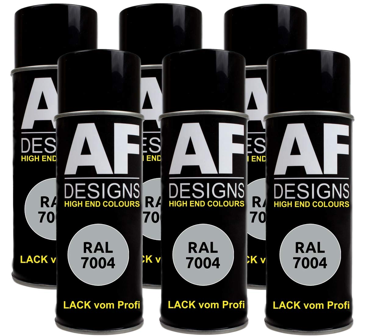 6X RAL Lackspray Autolack Buntlack Spraydose RAL7004 SIGNALGRAU glänzend 6X RAL Lackspray Autolack Buntlack Spraydose RAL7004 SIGNALGRAU glänzend von Alex Flittner Designs
